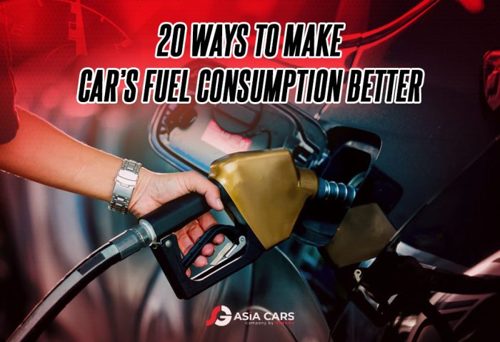 Ways To Make Car's Fuel Consumption Better