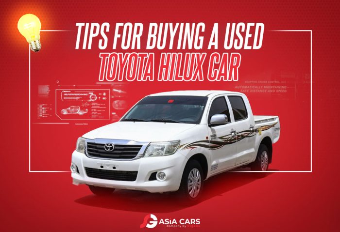 Tips For Buying A Used Toyota Hilux Car