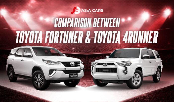 Toyota Fortuner vs Toyota 4Runner